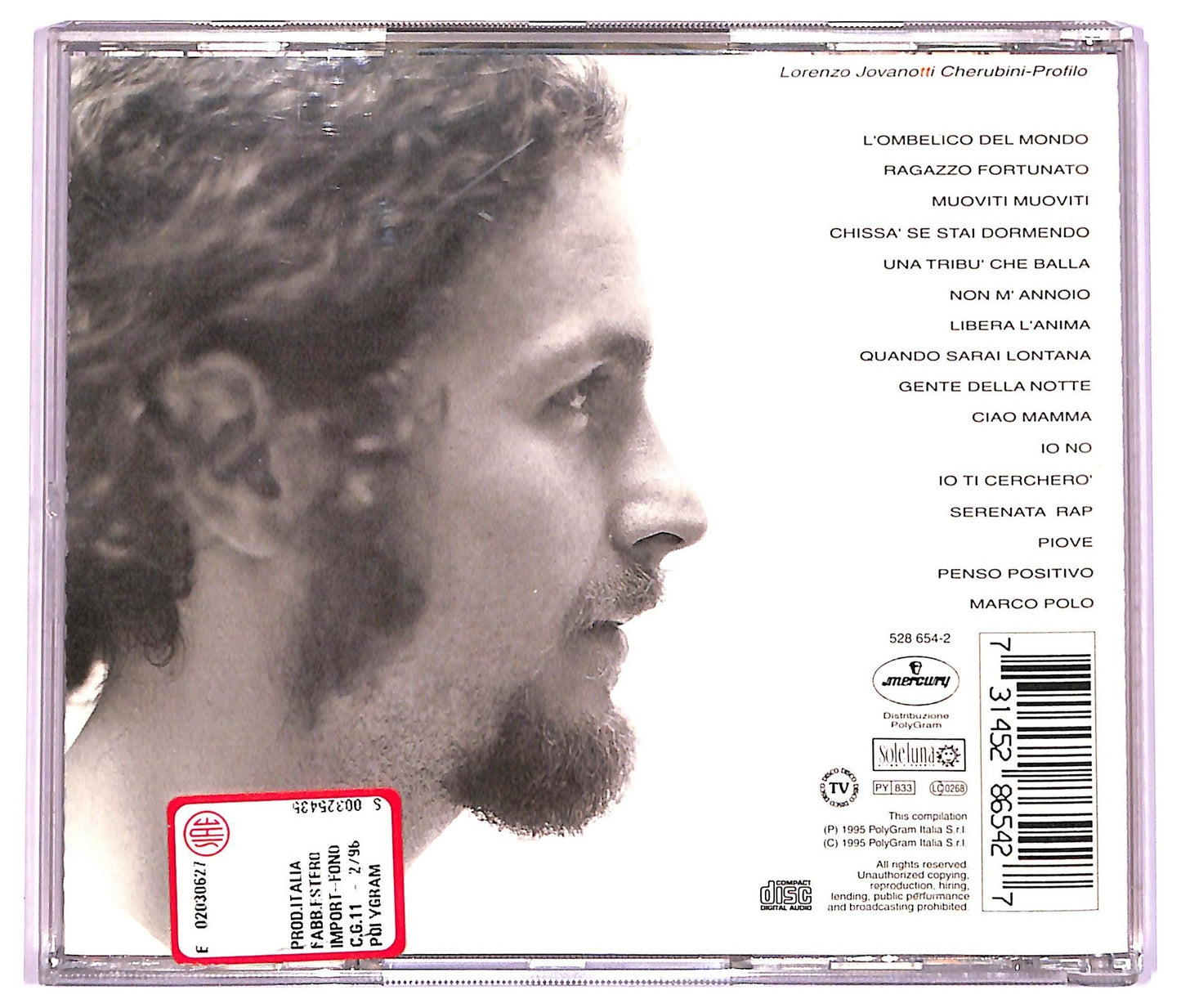 EBOND Jovanotti - Lorenzo 1990-1995 Raccolta CD CD069259