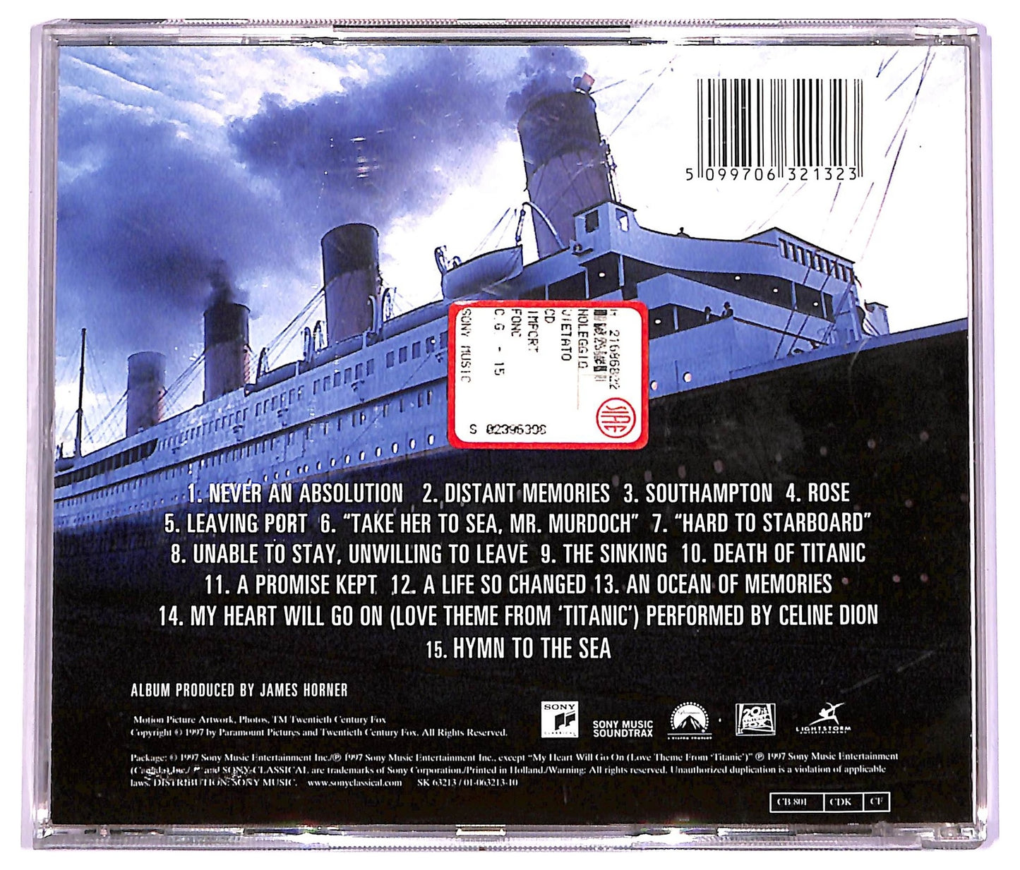 EBOND James Horner - Titanic (music From The Motion Picture) CD CD069335