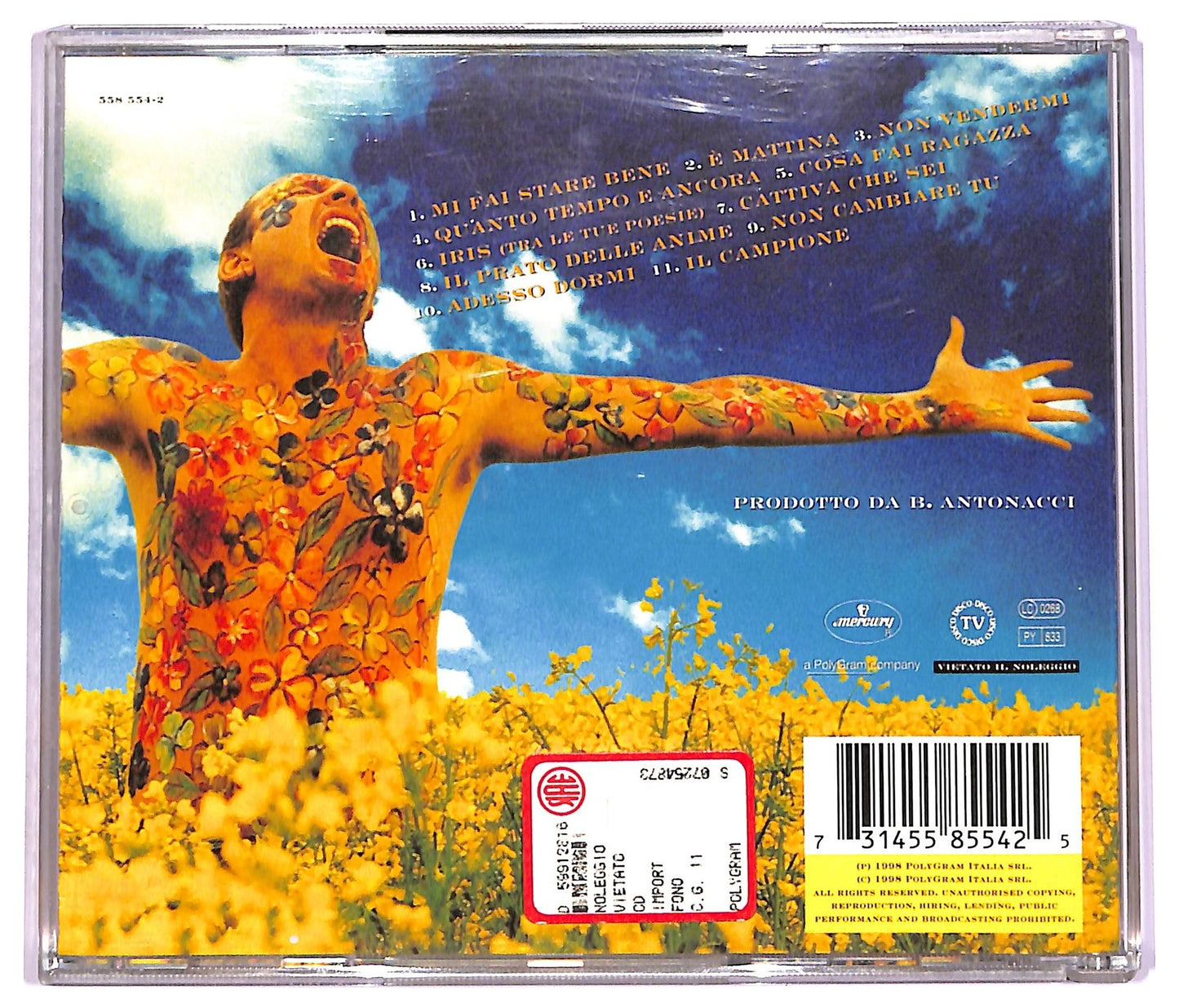 EBOND Biagio Antonacci - Mi Fai Stare Bene CD CD069535