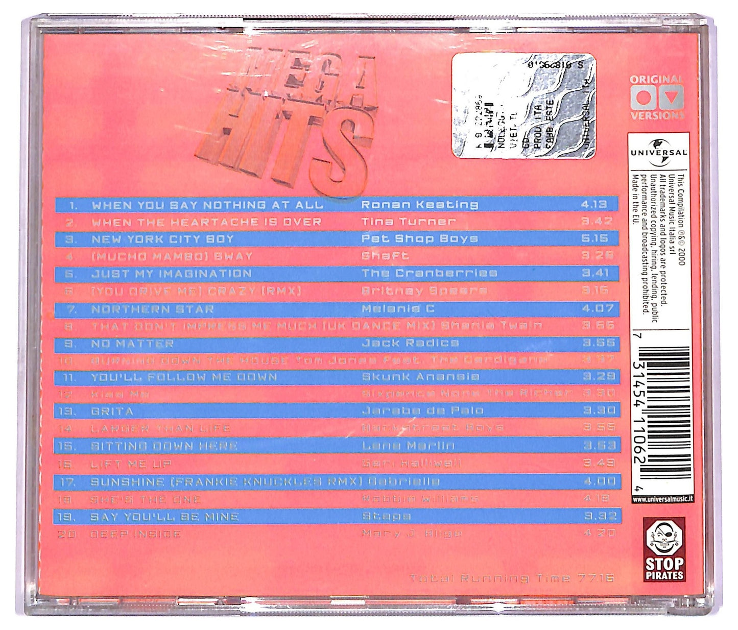 EBOND Mega Hits CD CD070005