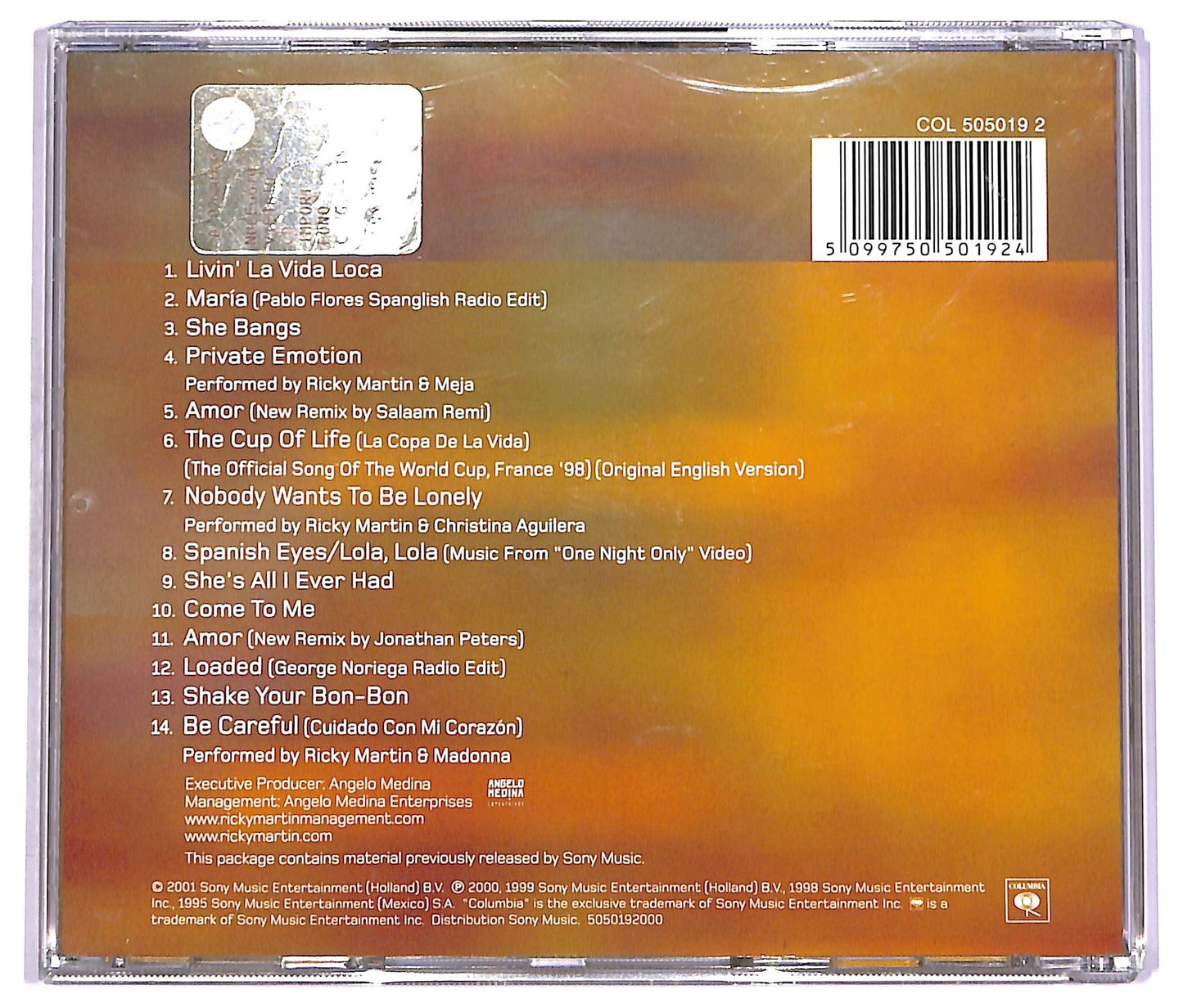 EBOND Ricky Martin - The Best Of Ricky Martin CD CD070007