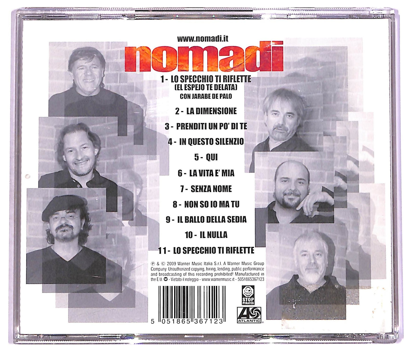 EBOND Nomadi - Allo Specchio CD CD070129
