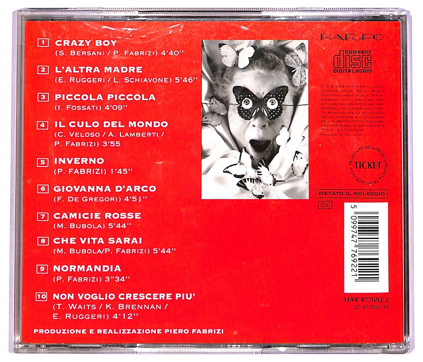 EBOND Fiorella Mannoia - Gente Comune CD CD070232