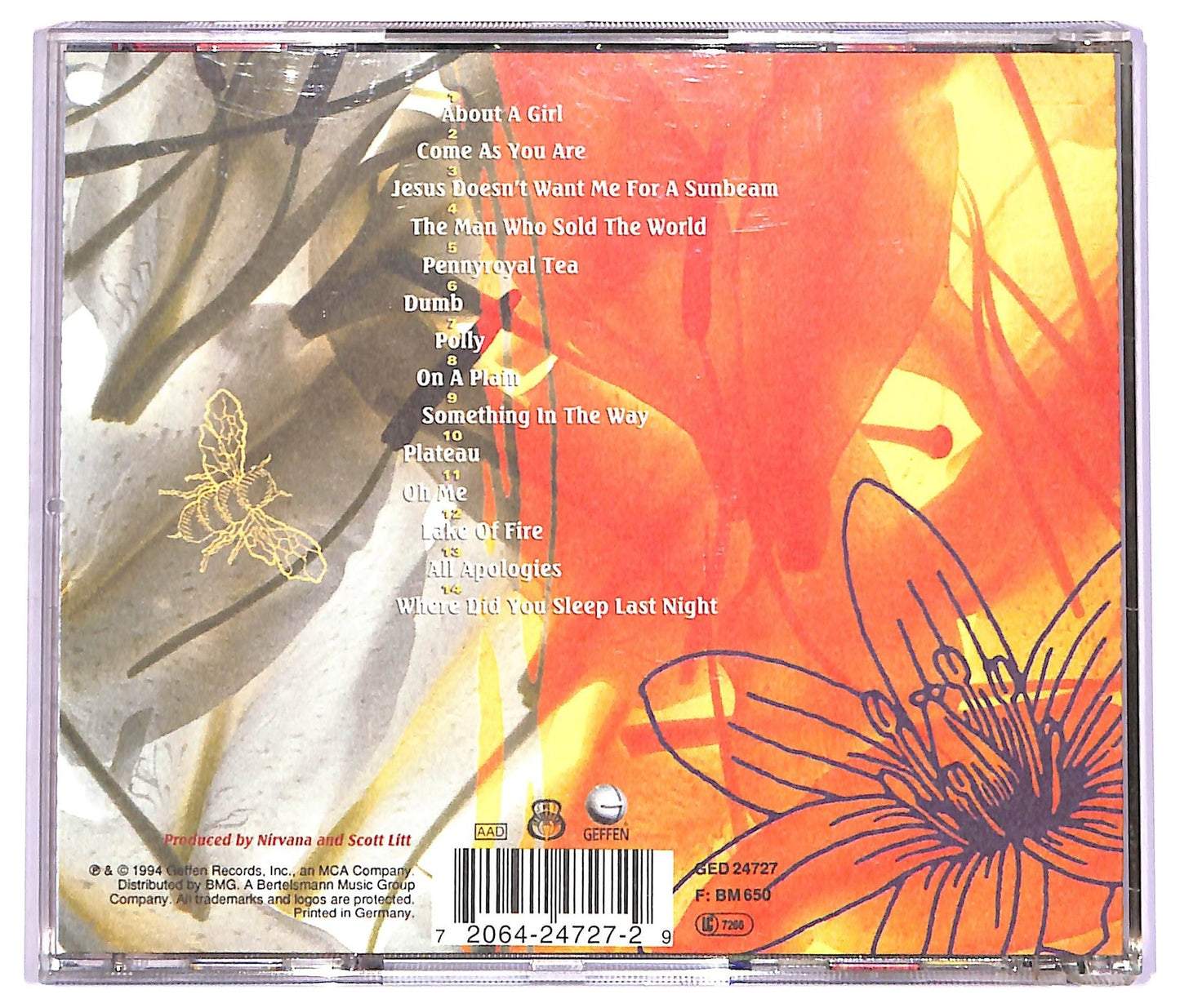 EBOND Nirvana - MTV Unplugged In New York CD CD070644