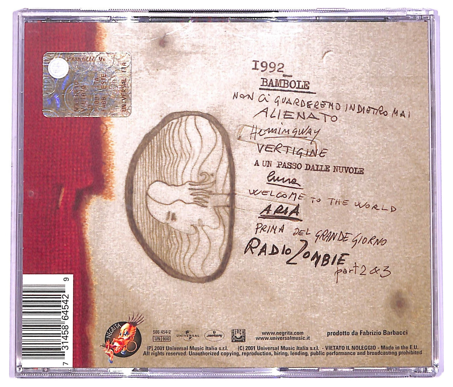 EBOND Negrita - Radio Zombie CD CD071016