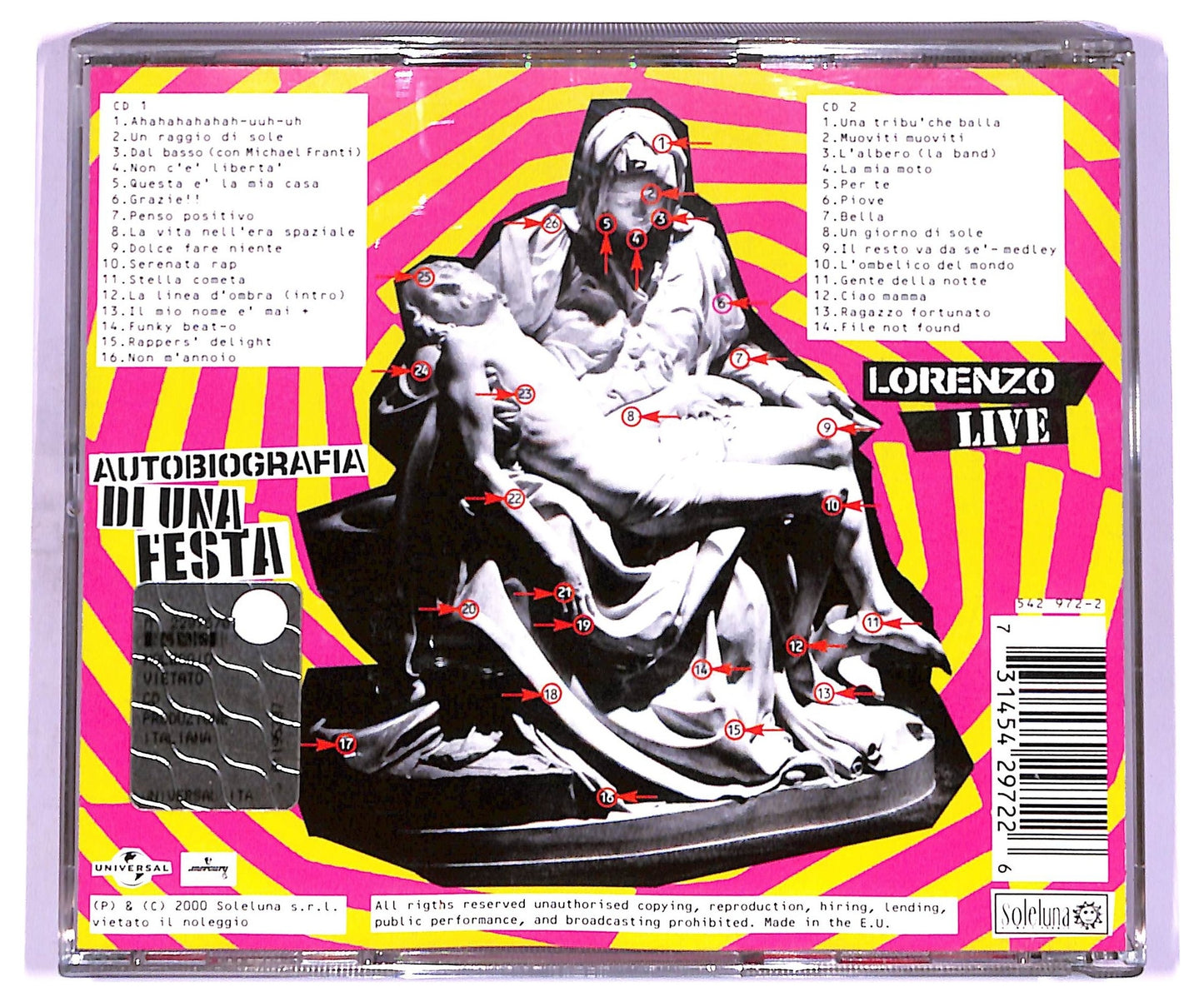 EBOND Lorenzo - Live Autobiografia Di Una Festa CD CD071019