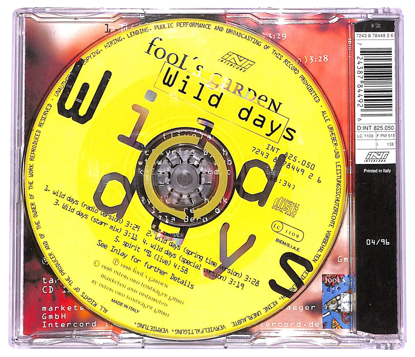 EBOND Fool's Garden - Wild Days CD CD071031