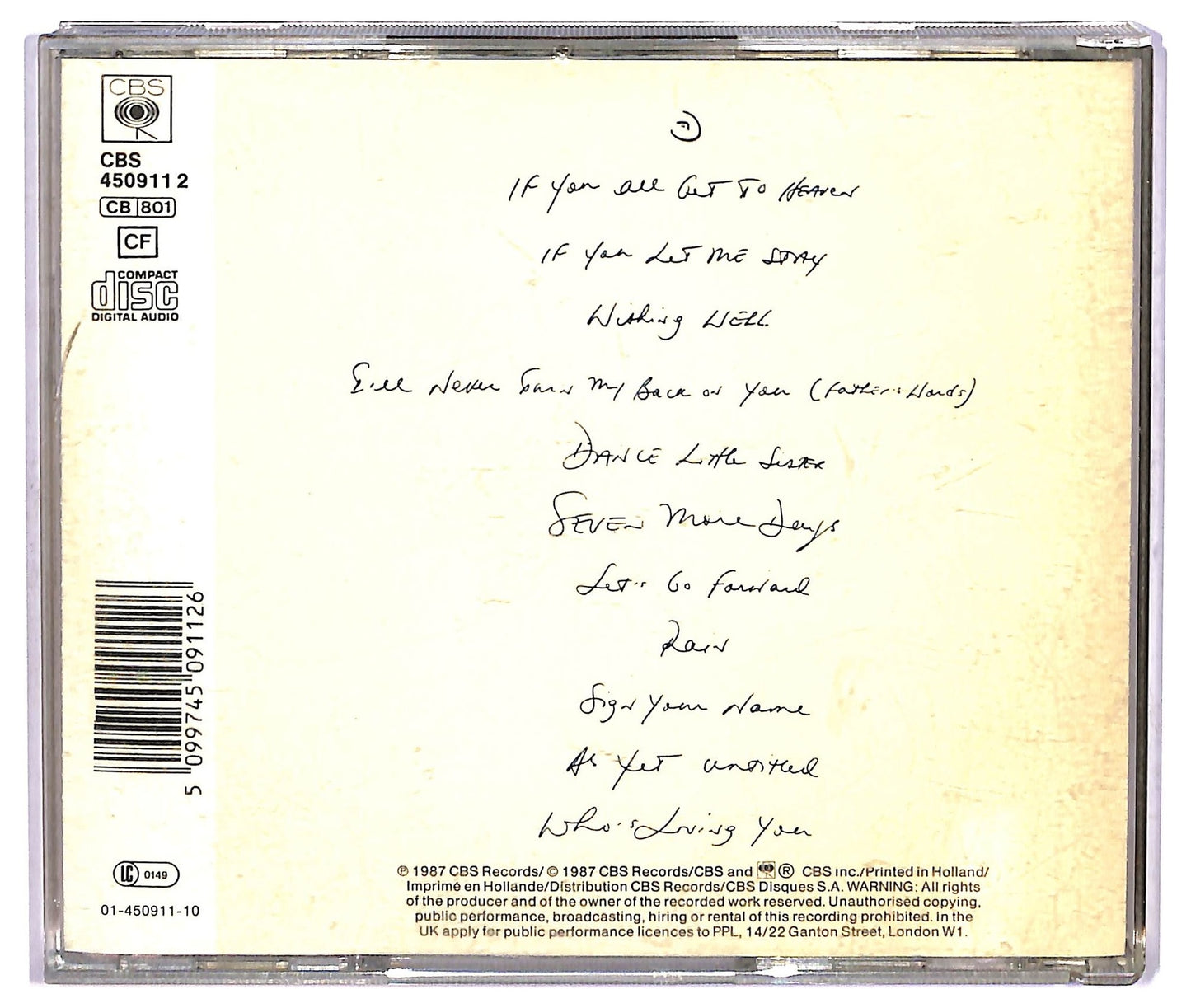 EBOND Introducing The Hardline According To Terence Trent D'Arby CD CD071512