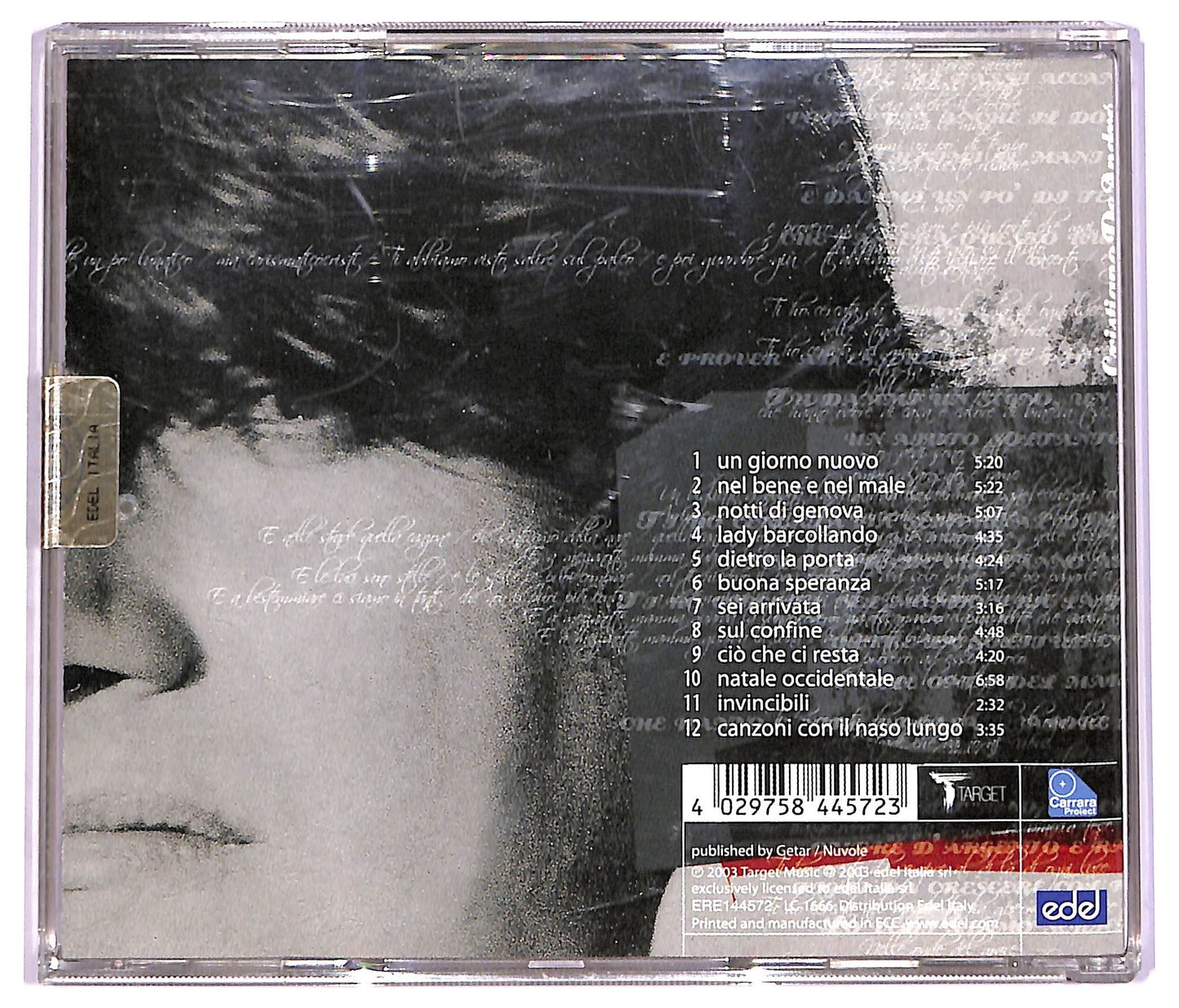 EBOND Cristiano De Andre - Un Giorno Nuovo CD CD071631