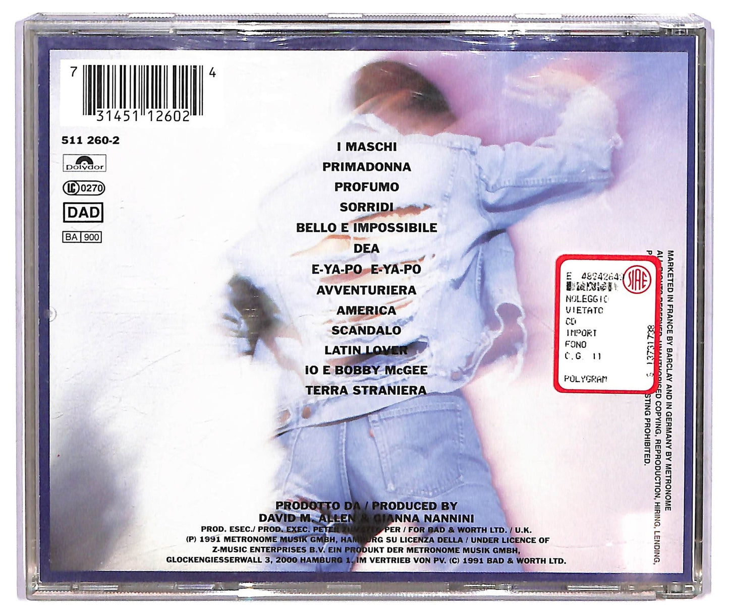 EBOND Gianna Nannini - Giannissima CD CD071954