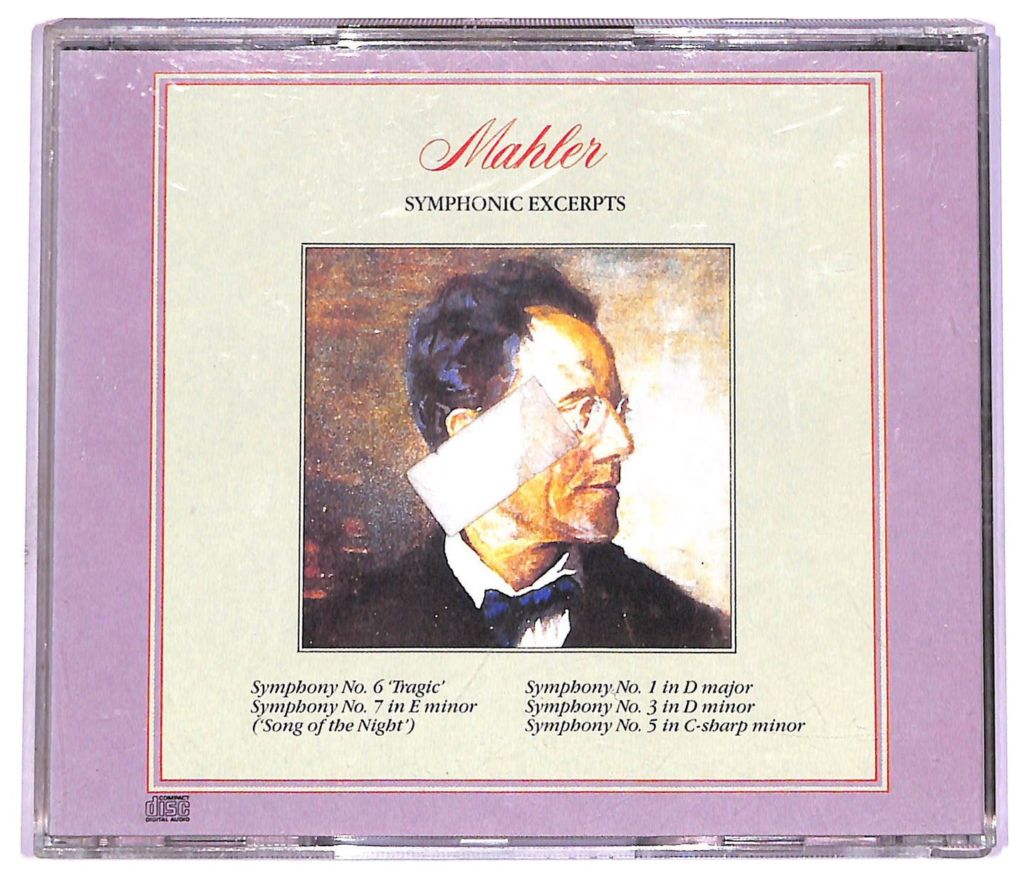 EBOND Mahler - Symphonic Excerpts Featuring Themes From Visconti's Film Death In Venice ALBUM EDITORIALE JEWEL CASE CD CD072041