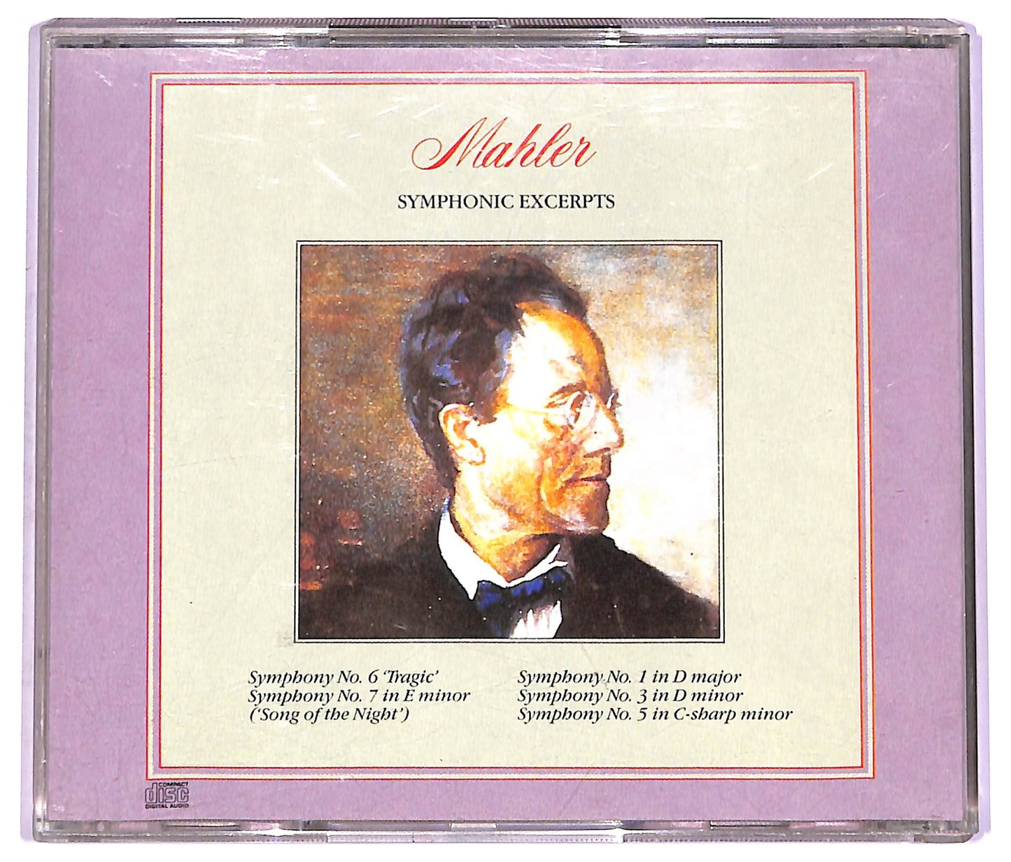 EBOND Mahler - Symphonic Excerpts Featuring Themes From Visconti's Film Death In Venice ALBUM EDITORIALE JEWEL CASE CD CD072139