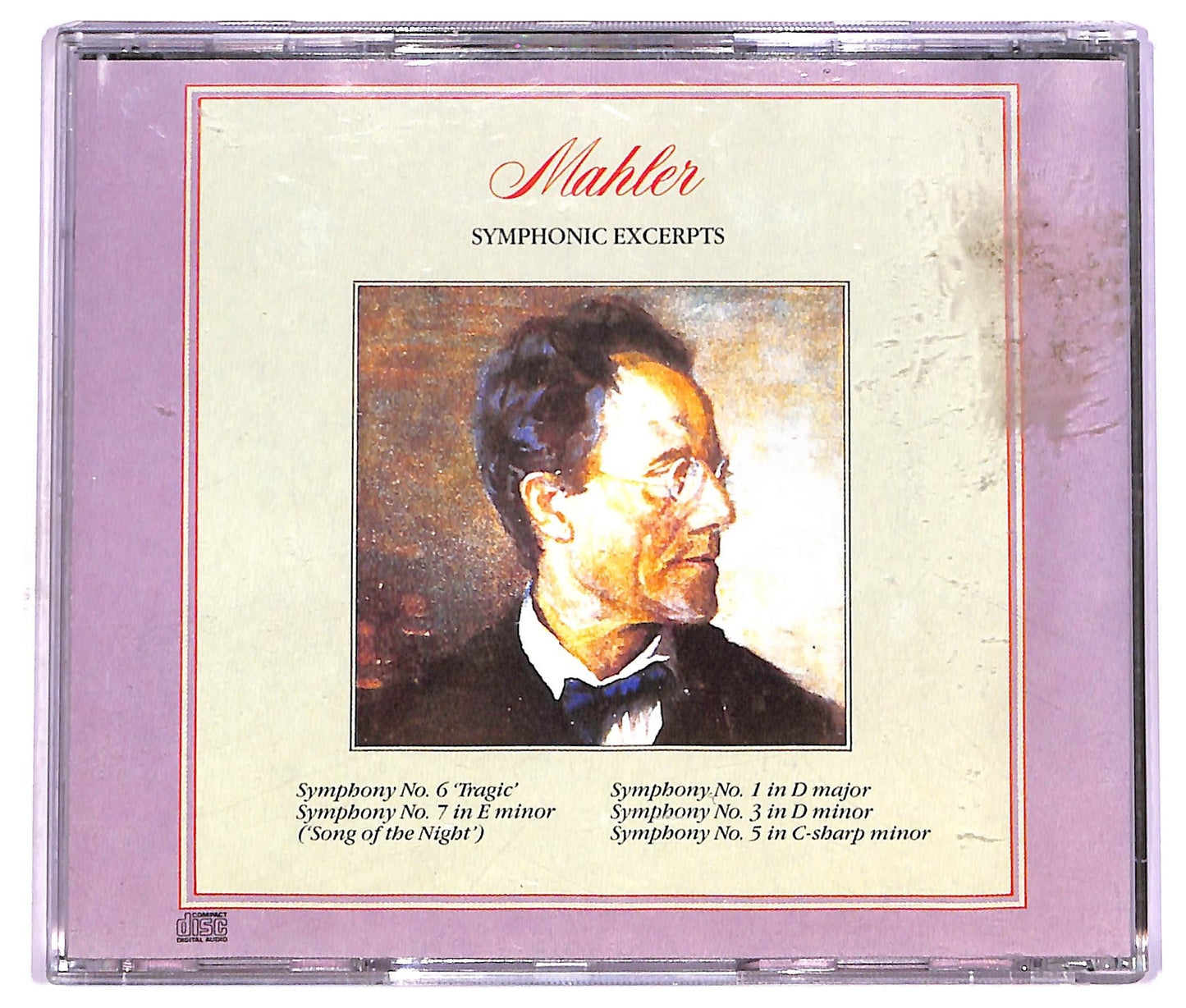 EBOND Mahler - Symphonic Excerpts Featuring Themes From Visconti's Film Death In Venice ALBUM EDITORIALE JEWEL CASE CD CD072214