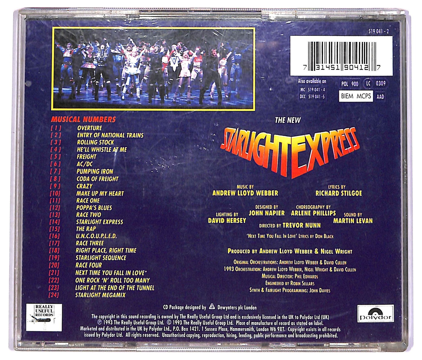 EBOND Andrew Lloyd Webber - The New Starlight Express CD CD072523