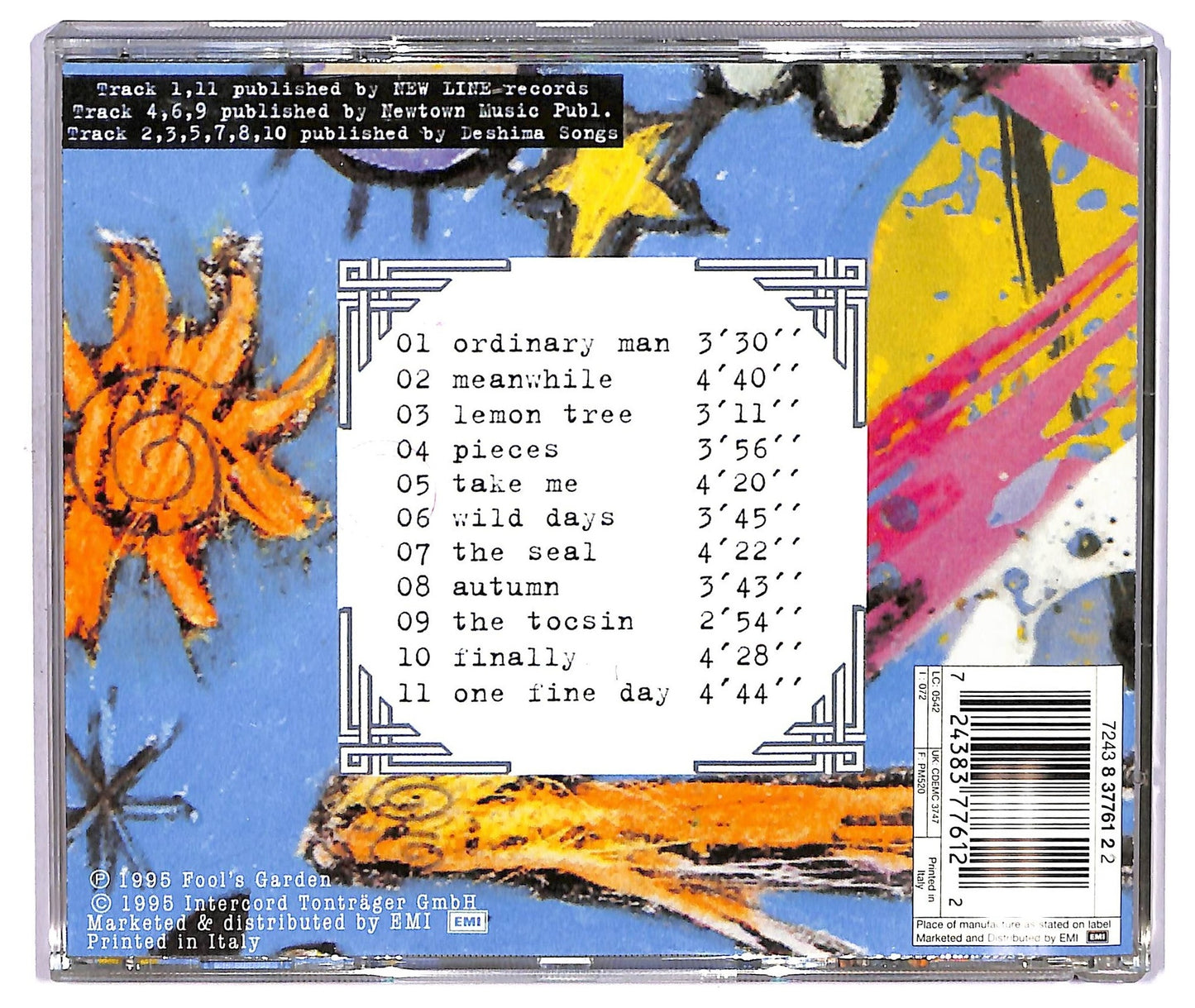 EBOND Fool's Garden - Dish Of The Day CD CD073058