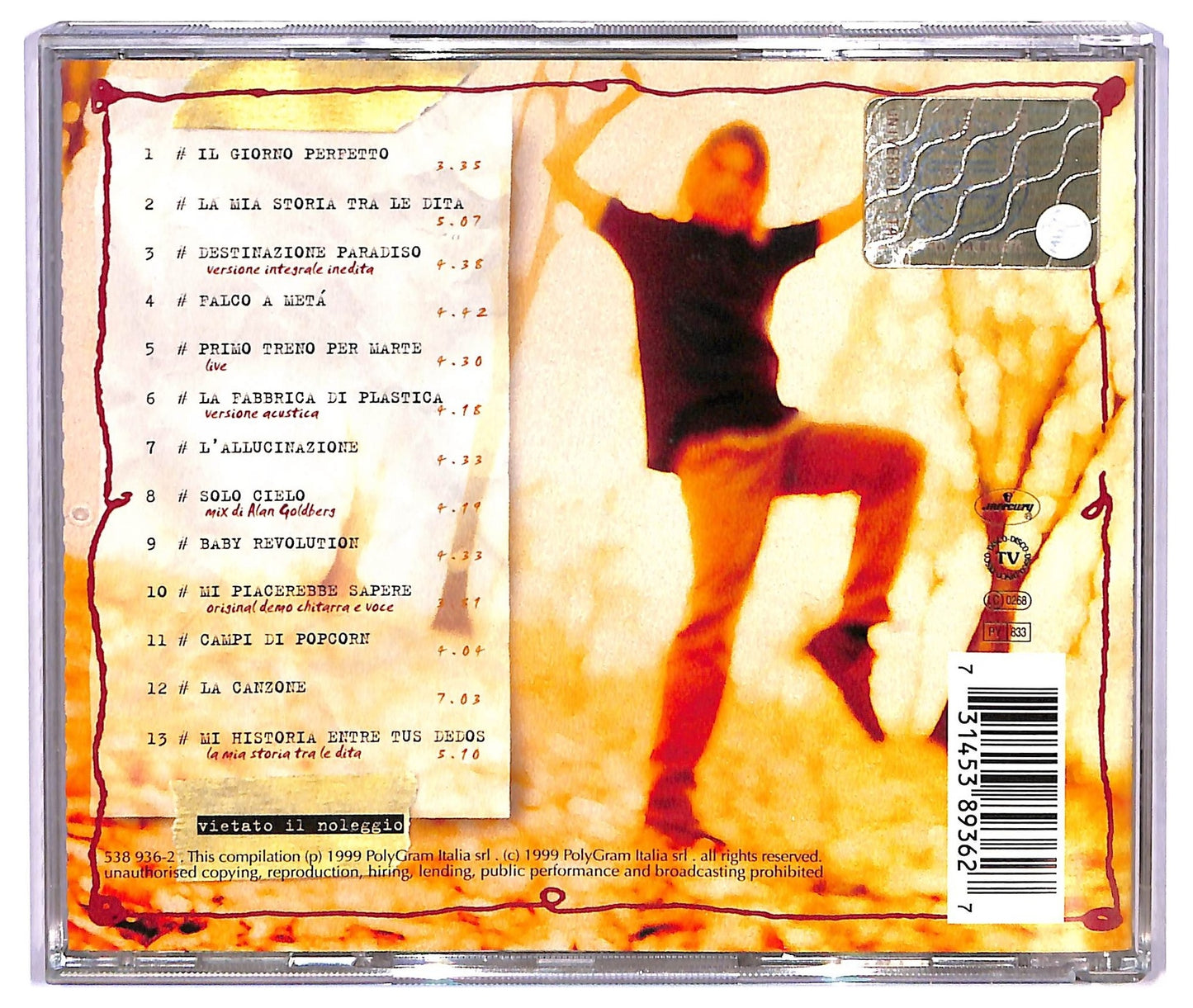 EBOND Gianluca Grignani - Il Giorno Perfetto CD CD073107