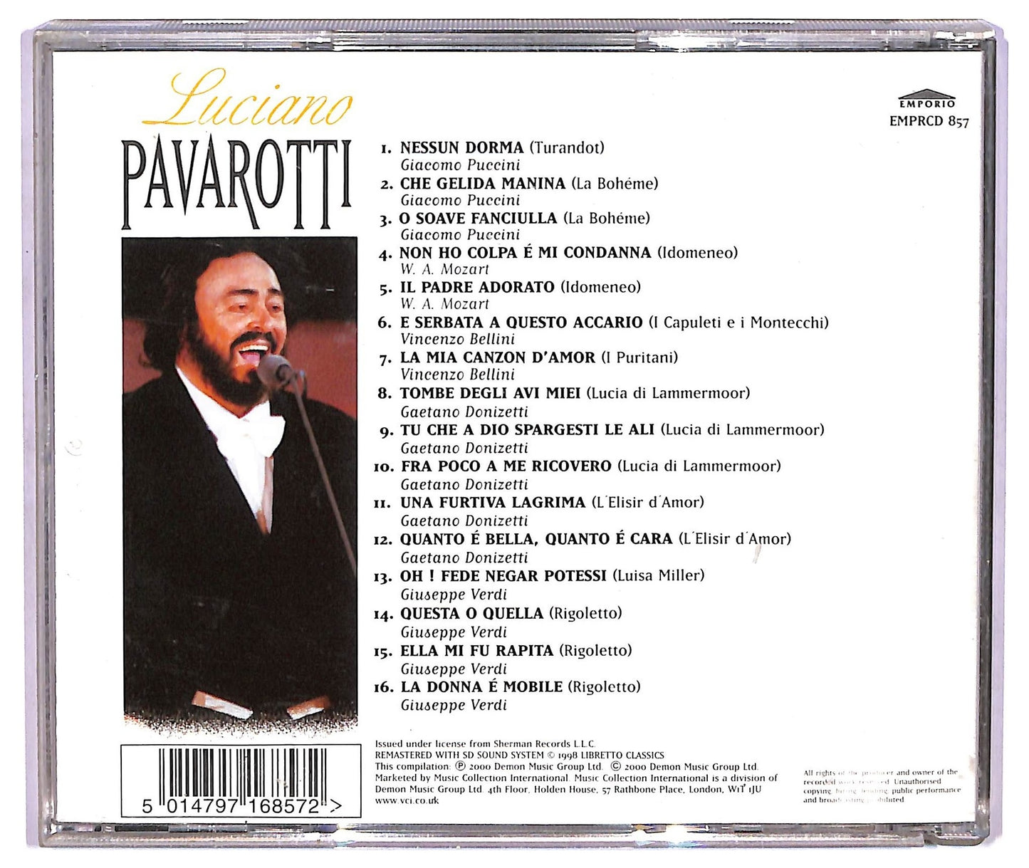 EBOND Luciano Pavarotti - Luciano Pavarotti CD CD073460