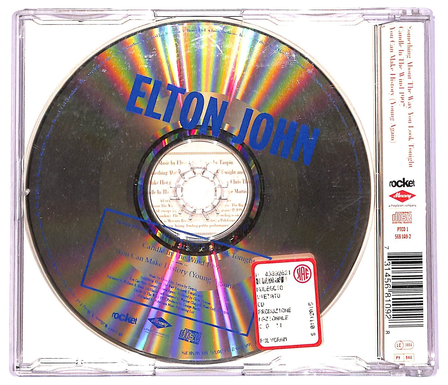 EBOND Elton John - Something About The Way You Look Tonight CD CD074423