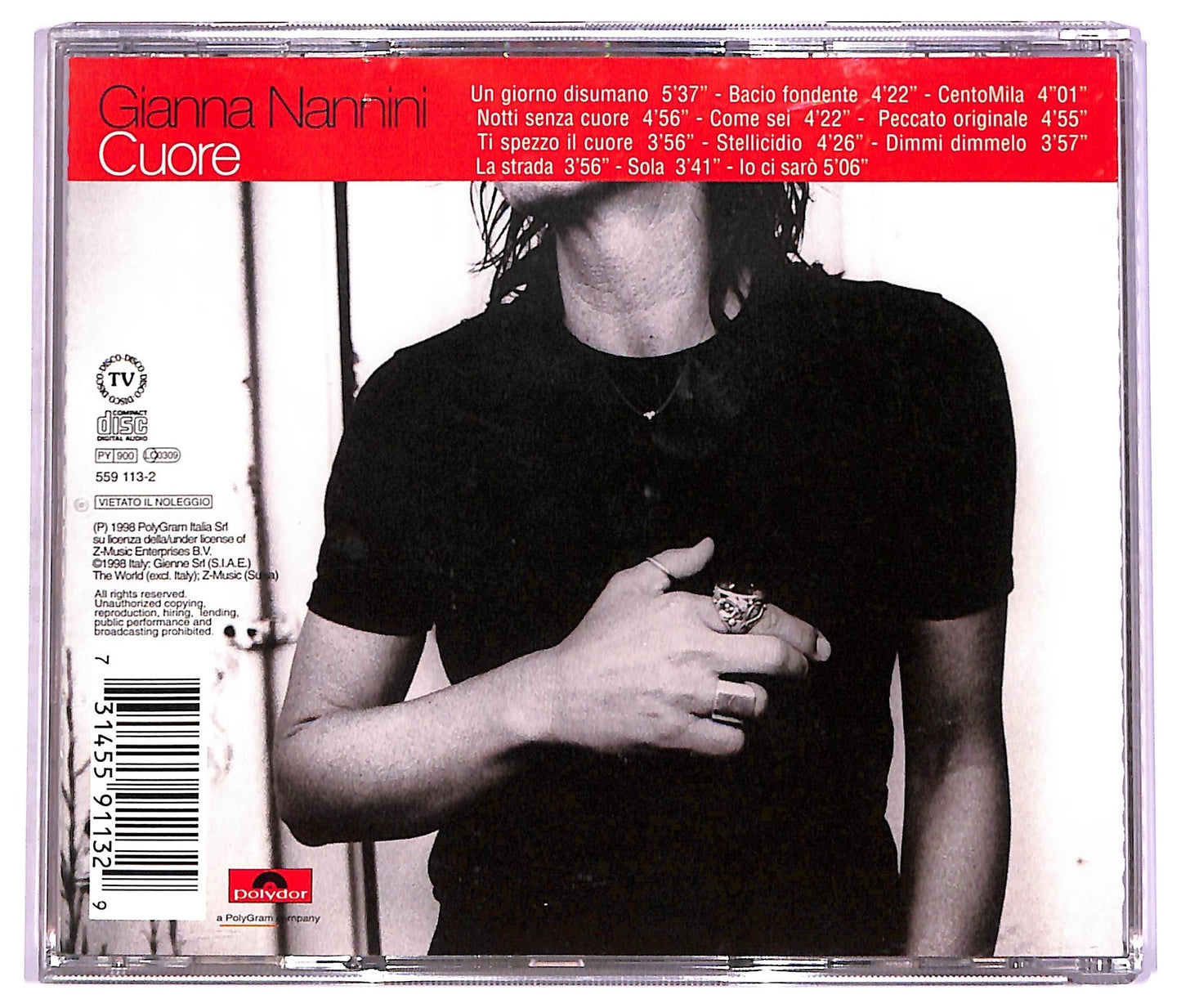 EBOND Gianna Nannini - Cuore CD CD074620