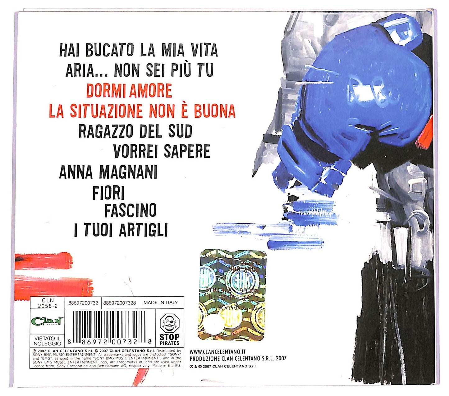 EBOND Celentano - Dormi Amore (La Situazione Non E Buona) CD CD074760