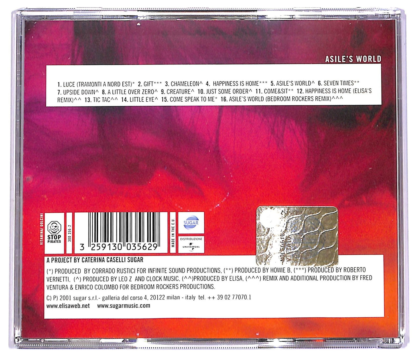 EBOND Elisa - Asile's World CD CD075059