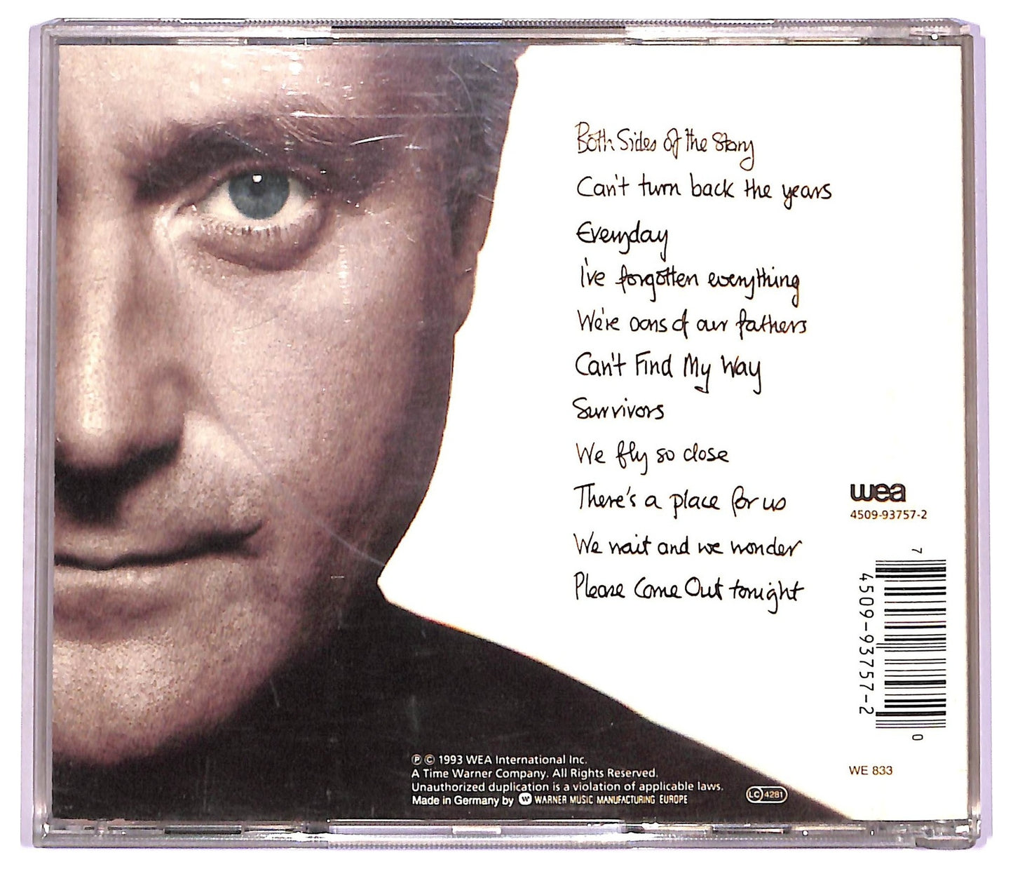 EBOND Phil Collins - Both Sides CD CD075129