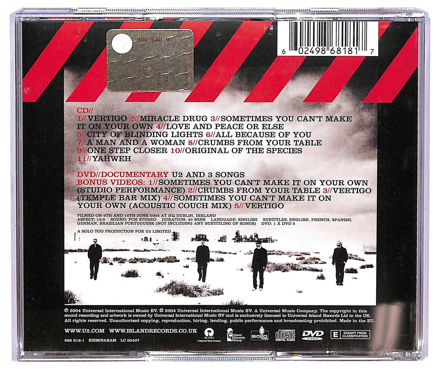 EBOND U2 - How To Dismantle An Atomic Bomb+ DVD CD CD075328