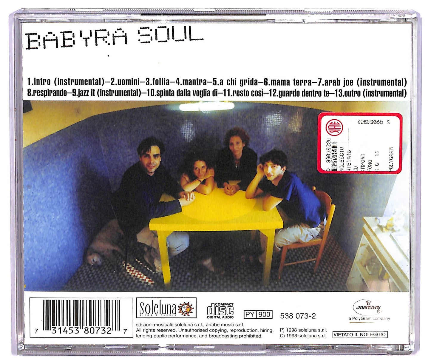 EBOND Babyra Soul - Presenta Babyra Soul CD CD075552