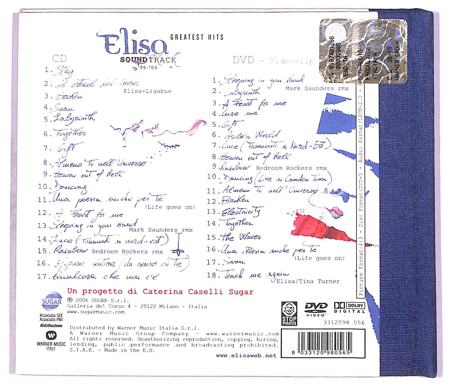 EBOND Elisa - Soundtrack '96-'06 Greatest Hits CD CD076917