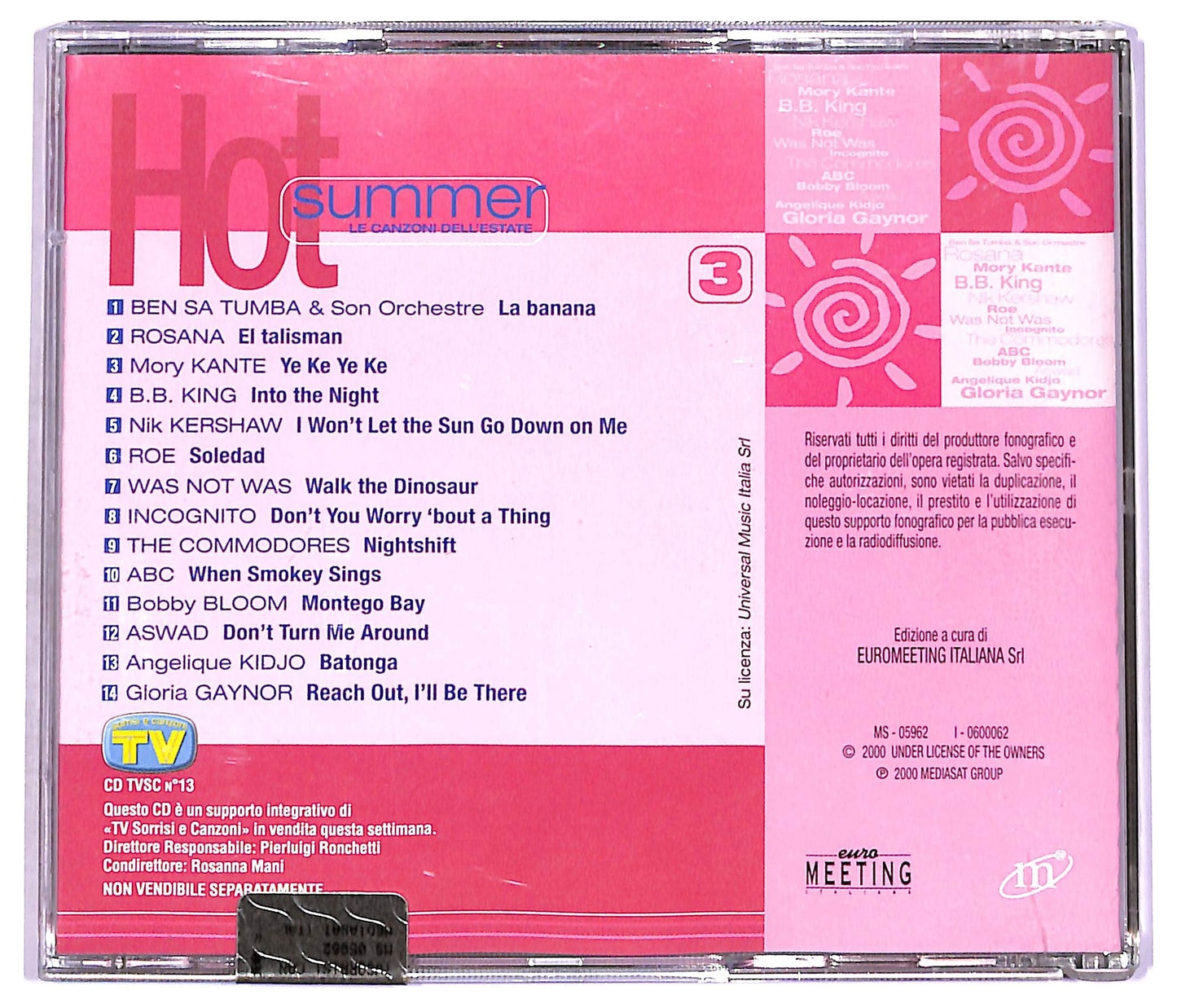 EBOND Various - Hot Summer - Le Canzoni Dell'Estate 3 EDITORIALE CD CD077121