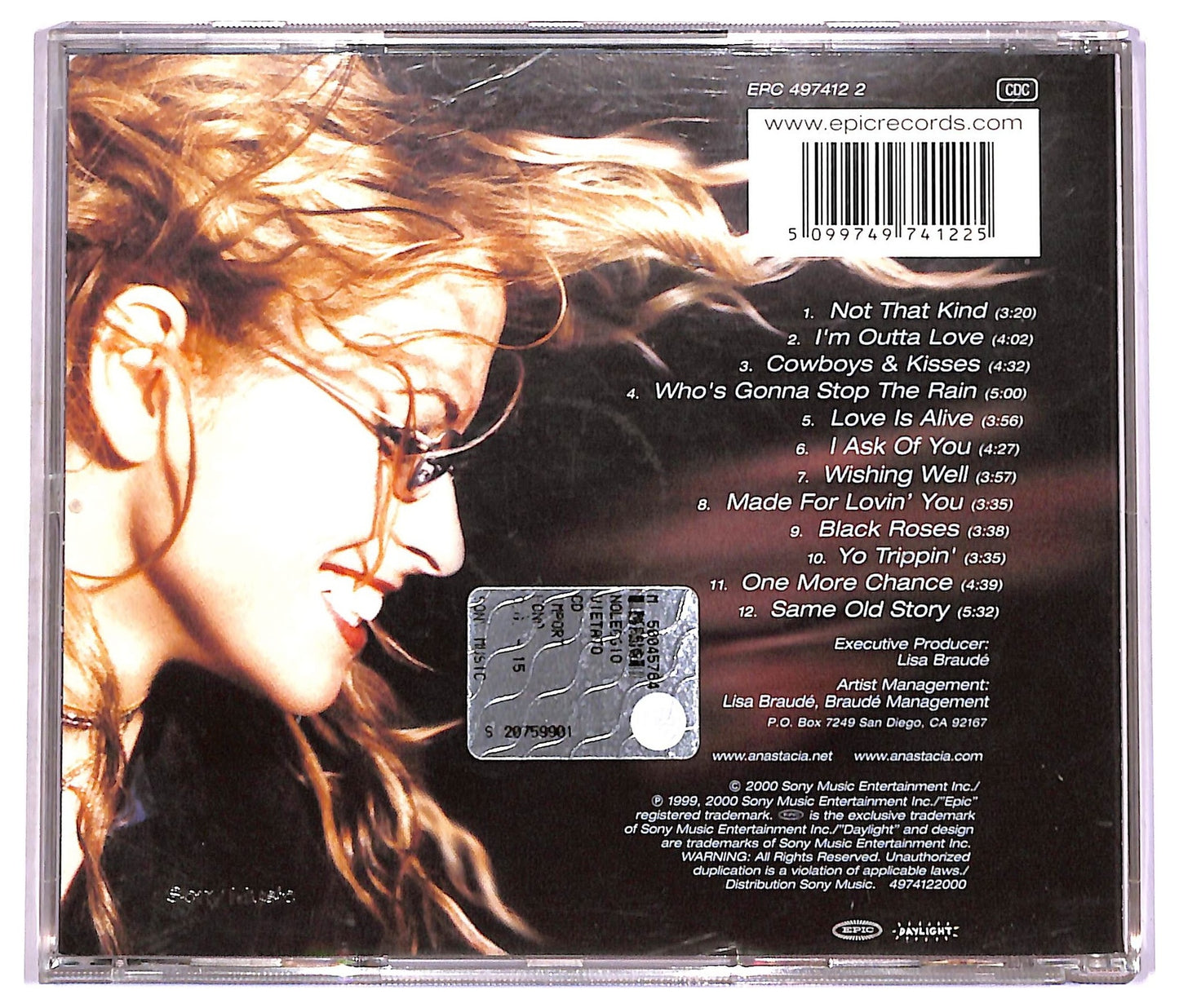EBOND Anastacia - Not That Kind - Sigillato CD CD077531