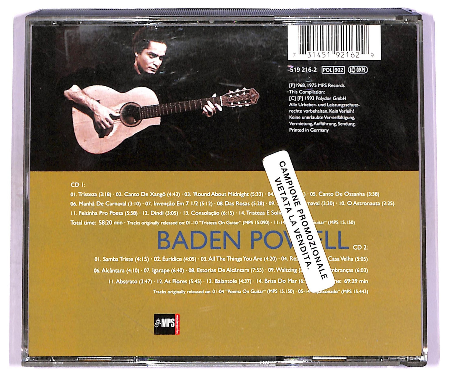 EBOND Baden Powell - Three Originals CD CD077711