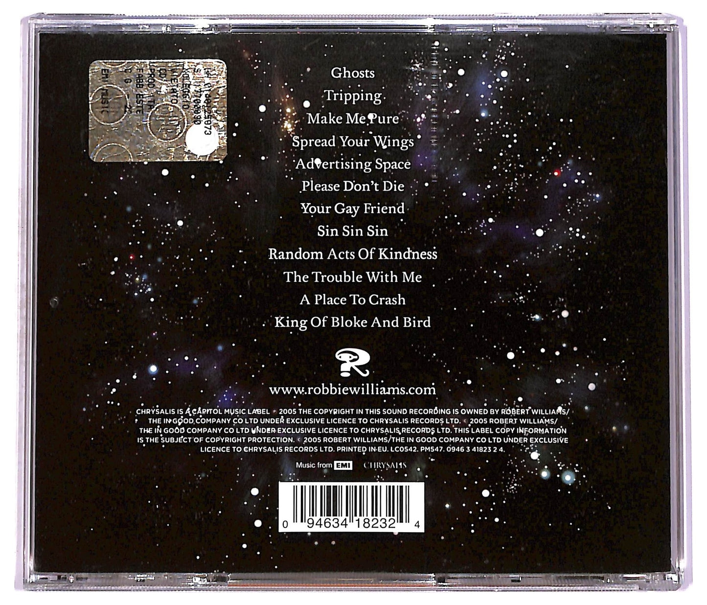 EBOND Robbie Williams - Intensive Care CD CD077840