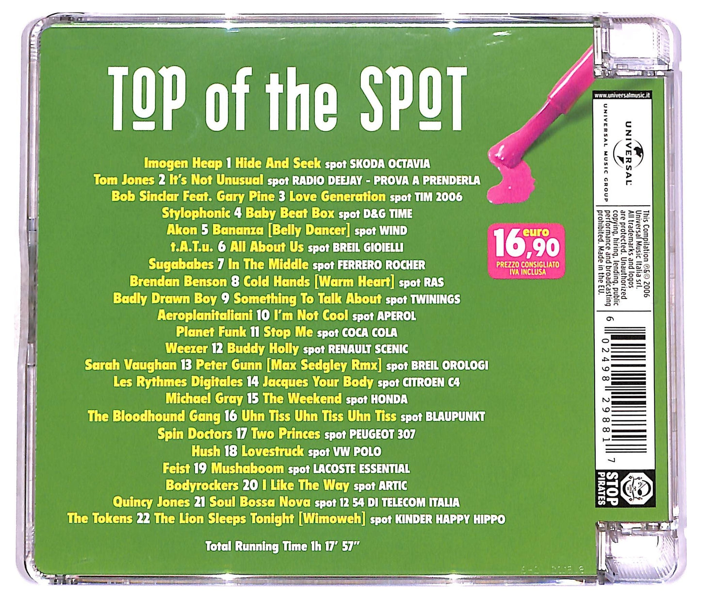 EBOND Various - Top Of The Spot 2006 CD CD077858
