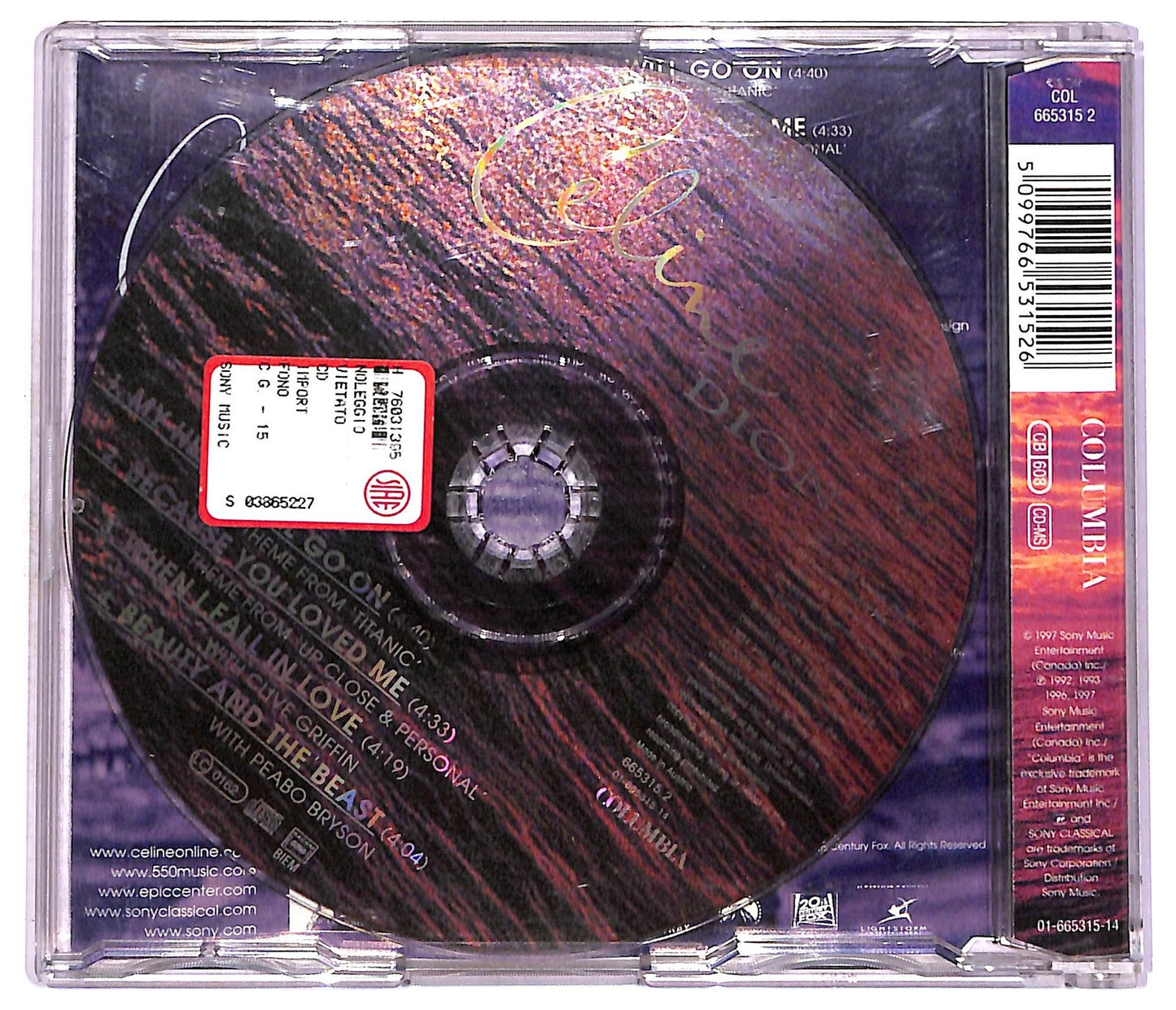 EBOND Celine Dion - My Heart Will Go On CD CD077918