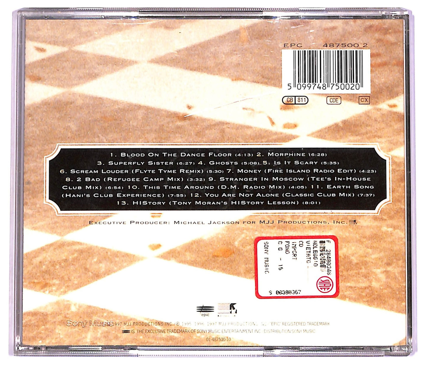 EBOND Michael Jackson - Blood On The Dance Floor CD CD078413