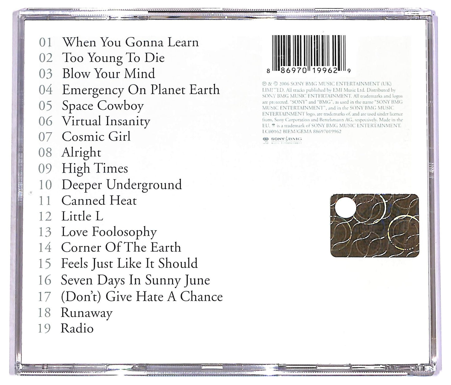 EBOND Jamiroquai - High Times (Singles 1992,2006) CD CD078444