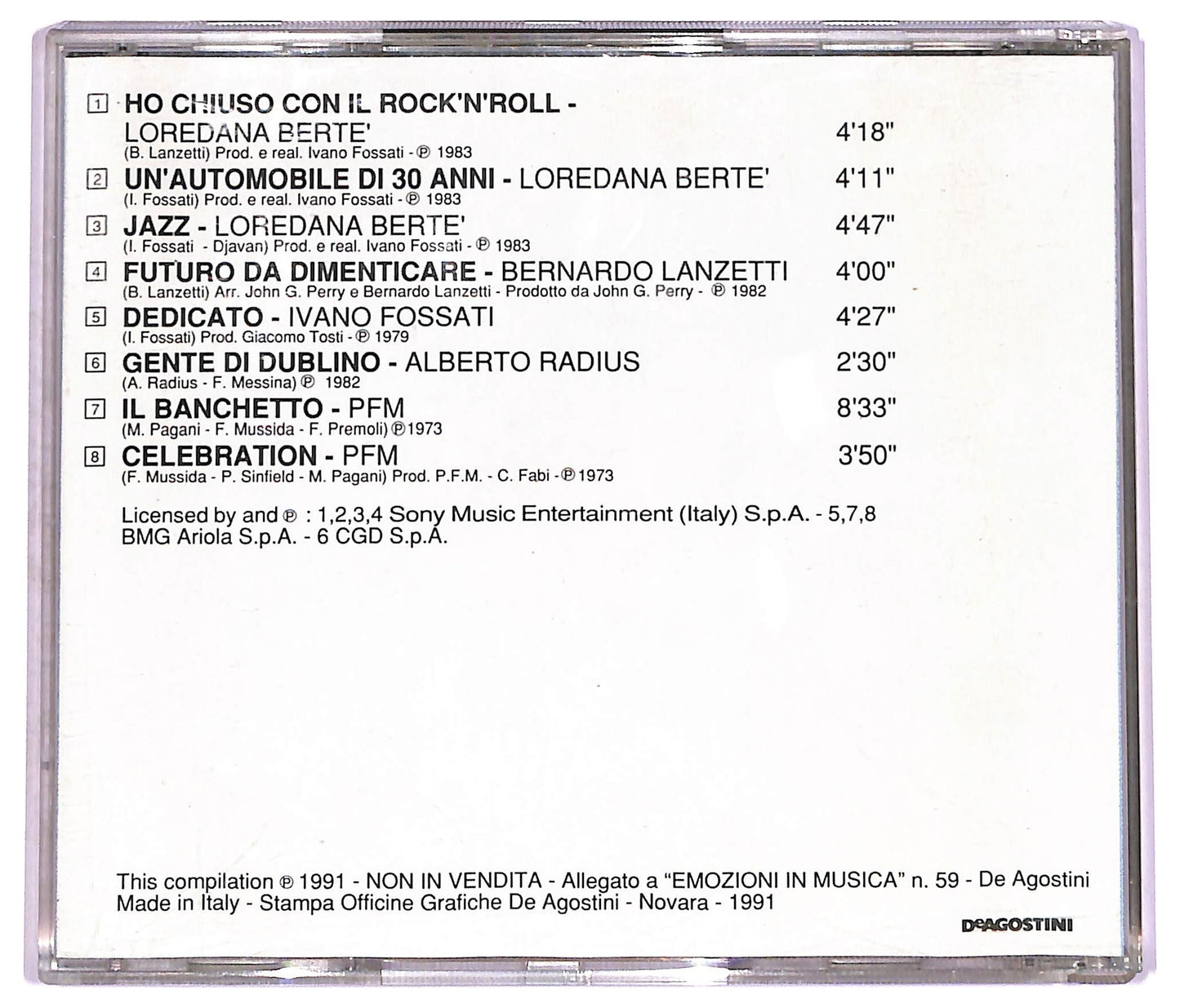 EBOND Various - Con un rock...alle spalle CD CD078649