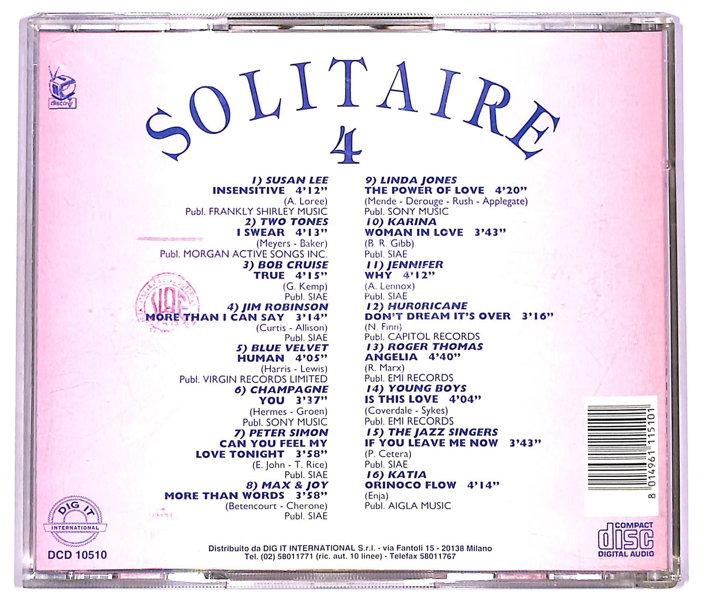 EBOND Variours - Solitaire 4 CD CD078838
