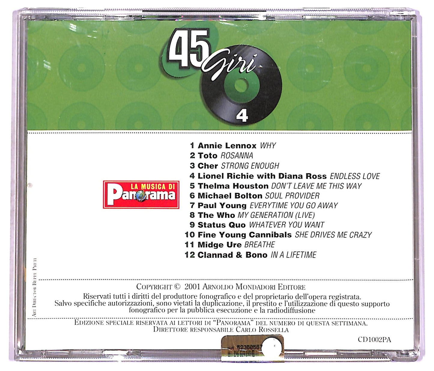 EBOND Various - 45 Giri - Hit Parade Internazionale Vol. 4 COMPILATION EDITORIALE JEWEL CASE CD CD079354