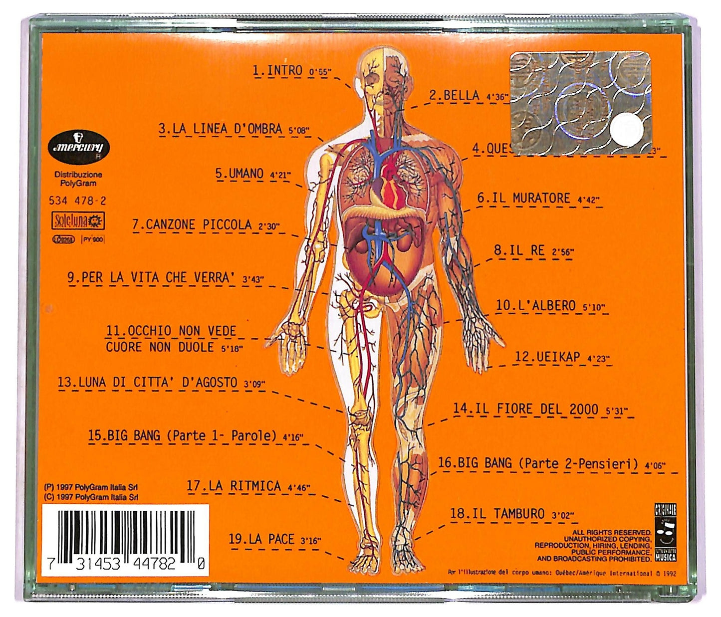 EBOND Jovanotti - Lorenzo 1997 - L'Albero CD CD079407