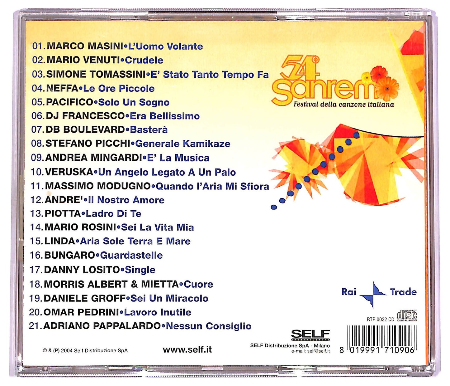 EBOND Various - 54, Sanremo CD CD079441