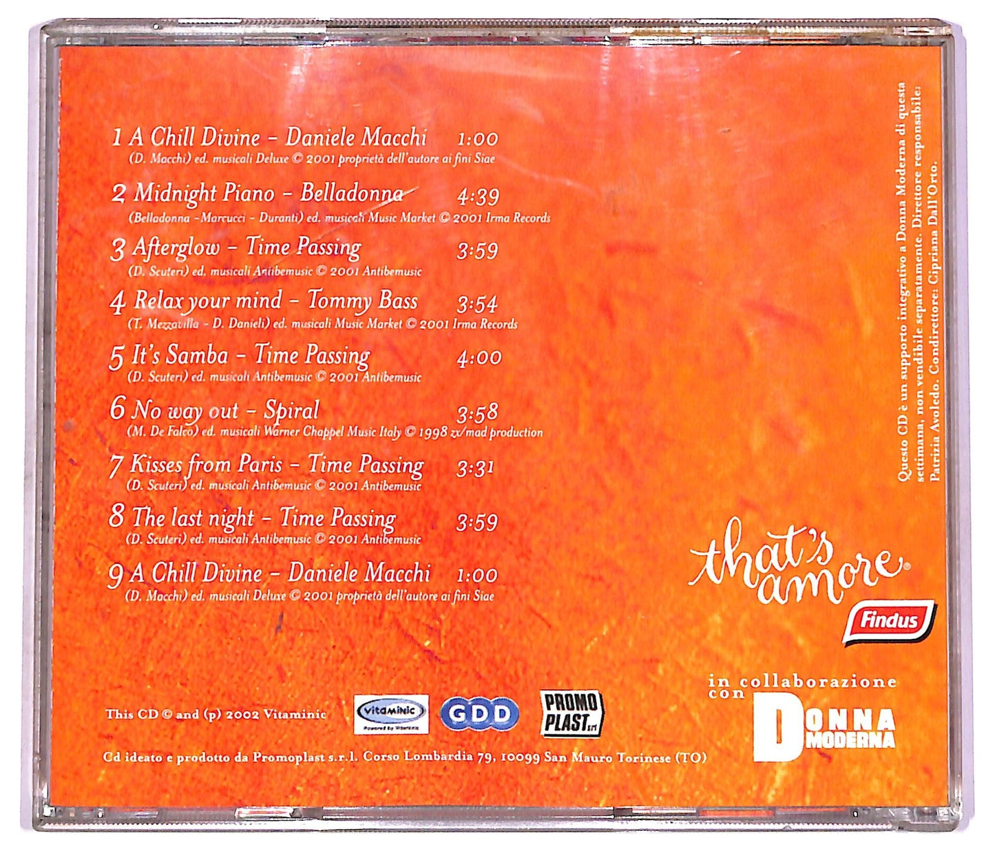 EBOND N., Di Catalogo - Cocco 2002 - Simply Surprising PROMO CD CD080355