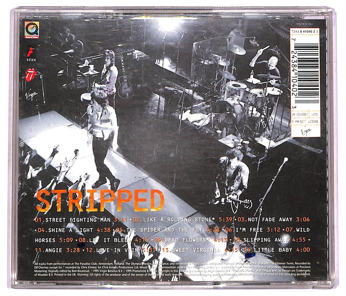 EBOND The Rolling Stones - Stripped CD CD080447