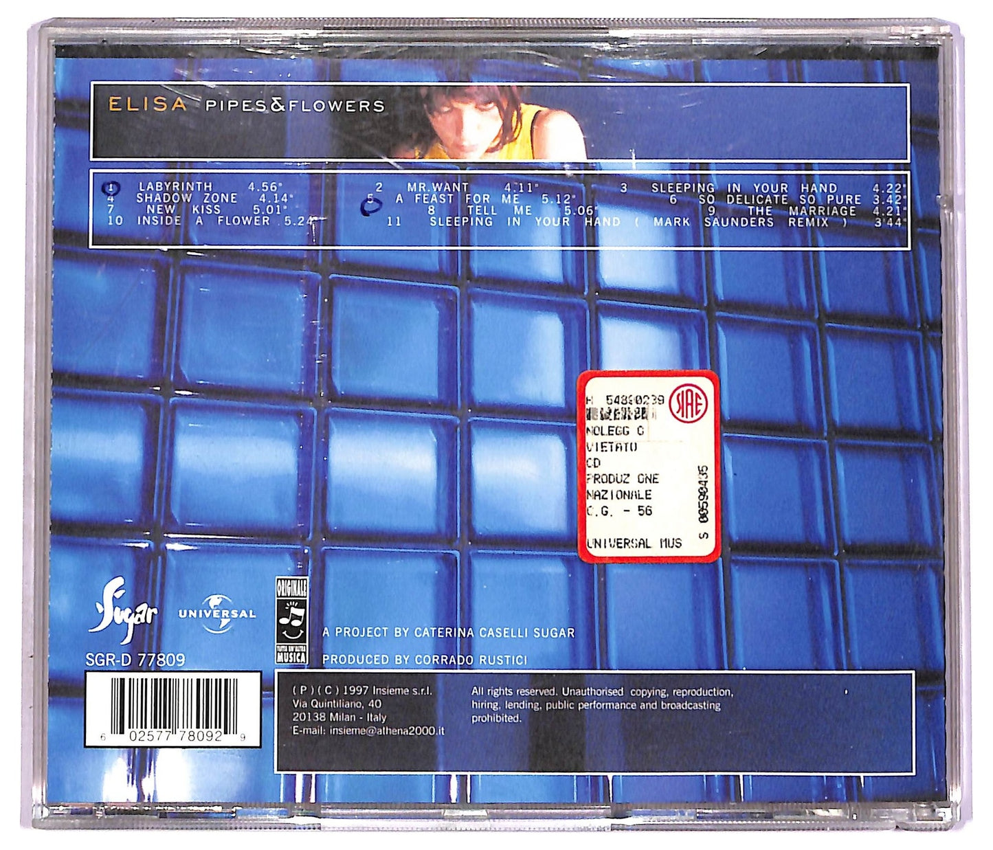 EBOND Elisa - Pipes & Flowers CD CD080462