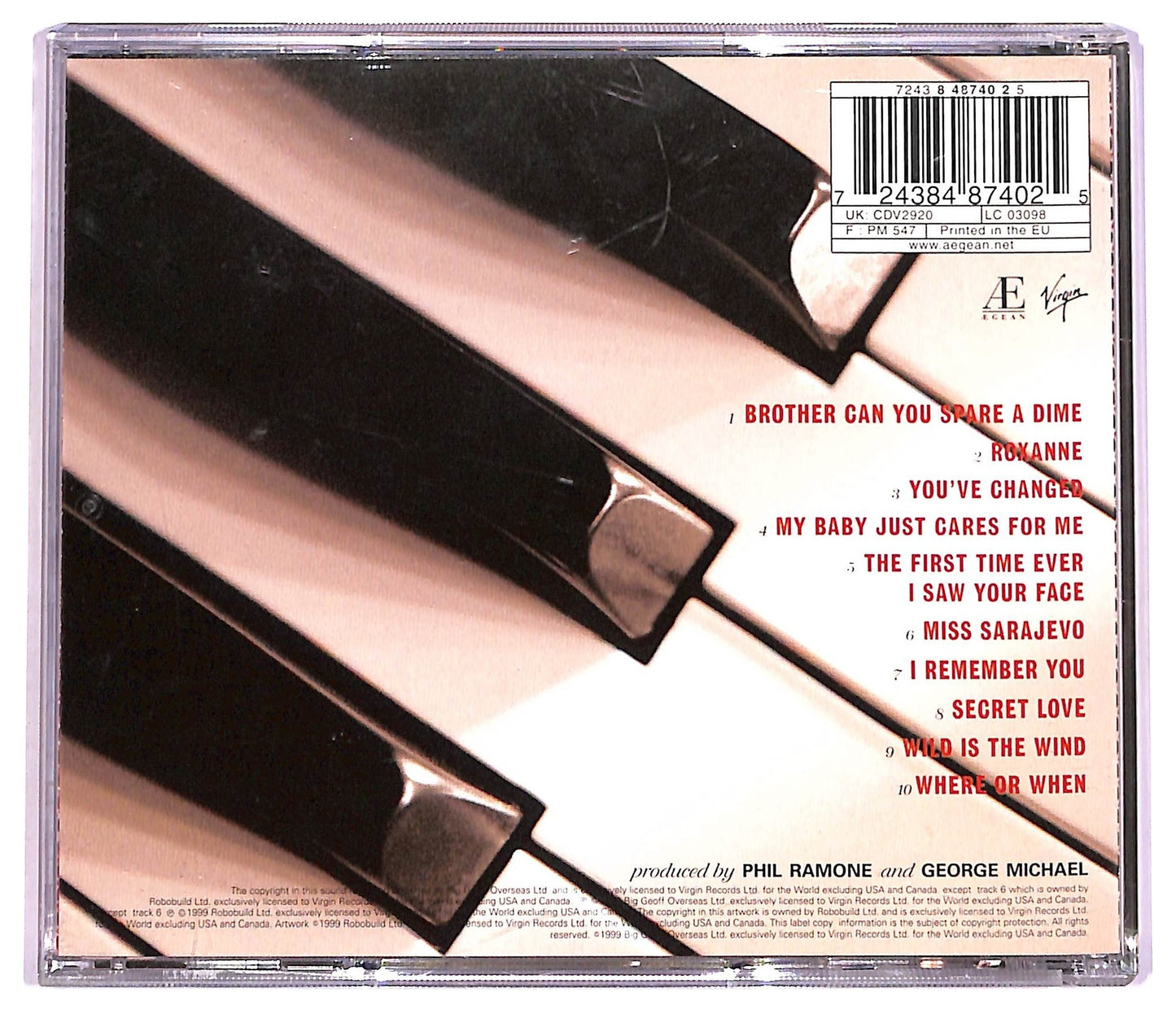 EBOND George Michael - Songs From The Last Century CD CD080743