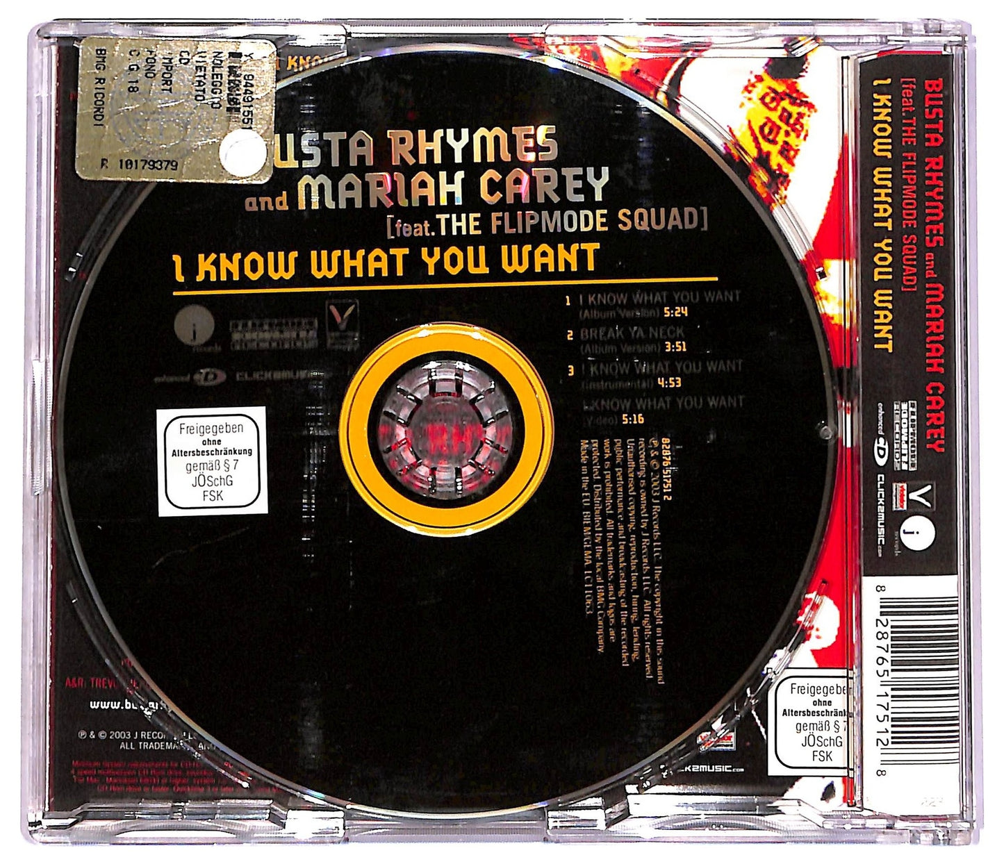 EBOND Busta Rhymes And Mariah Carey - I Know What You Want CD CD081017