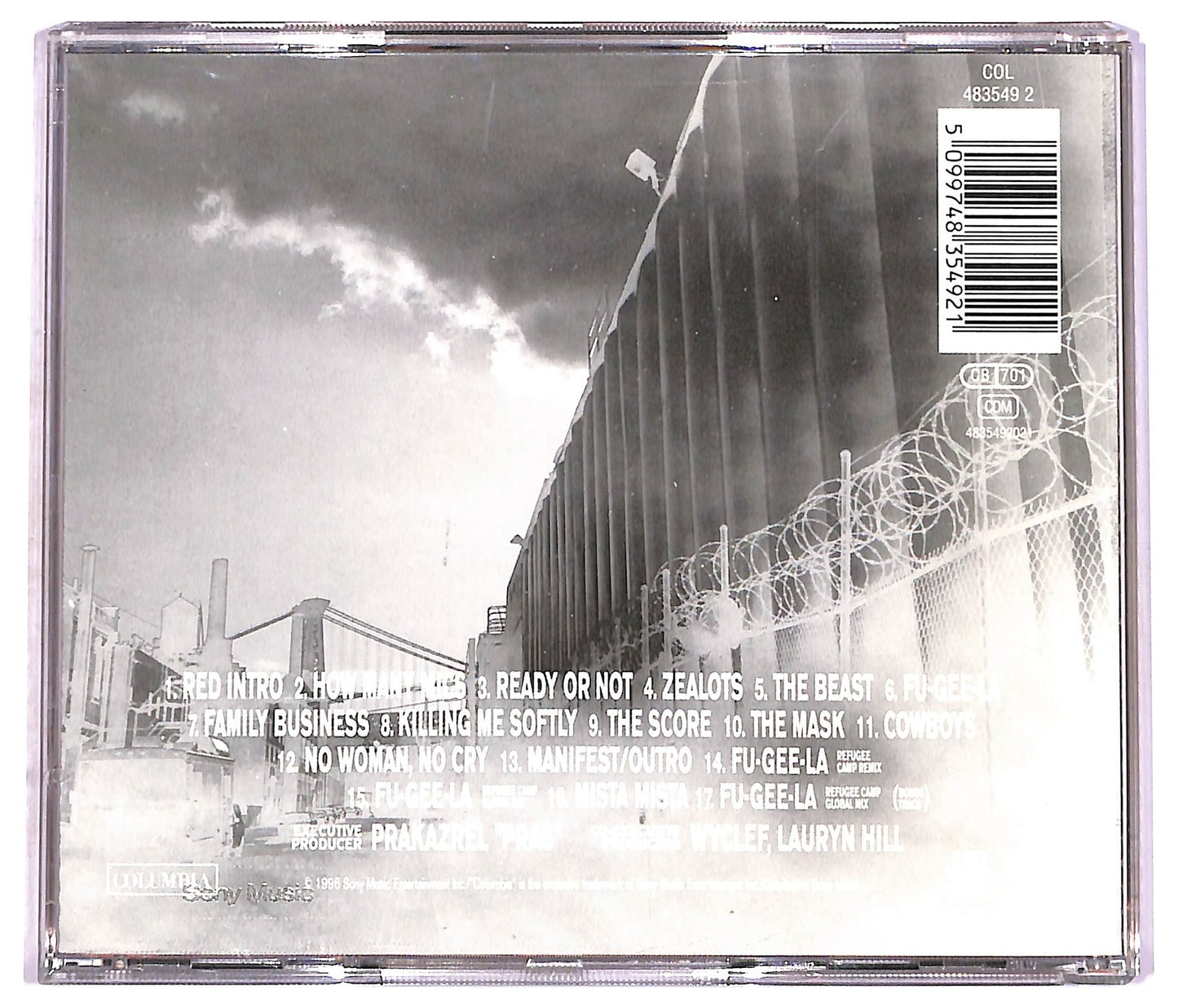 EBOND Fugees - The Score ALBUM JEWEL CASE CD CD081021