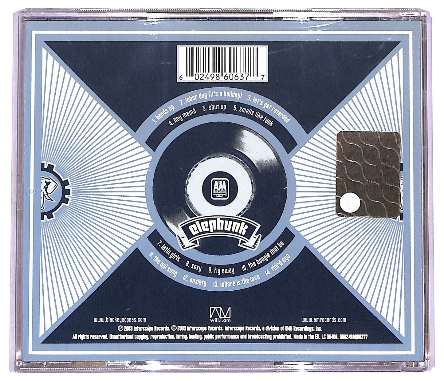 EBOND The Black Eyed Peas - Elephunk CD CD081046