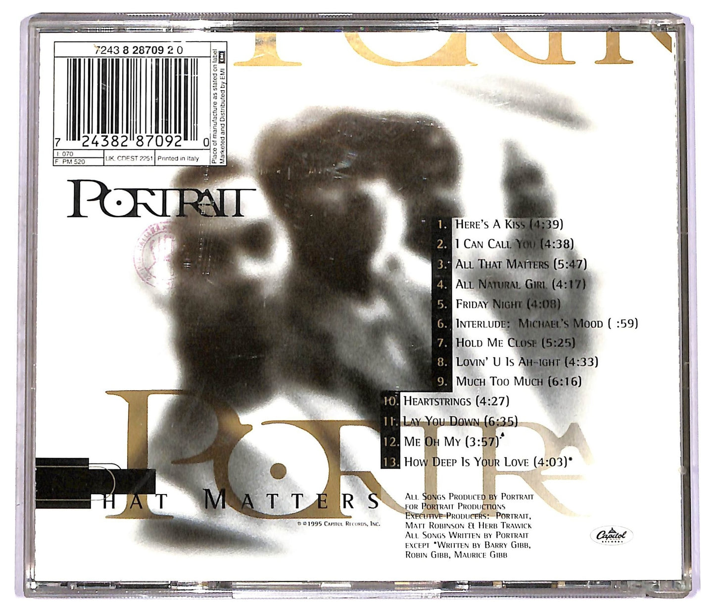 EBOND Portrait - All That Matters CD CD081118